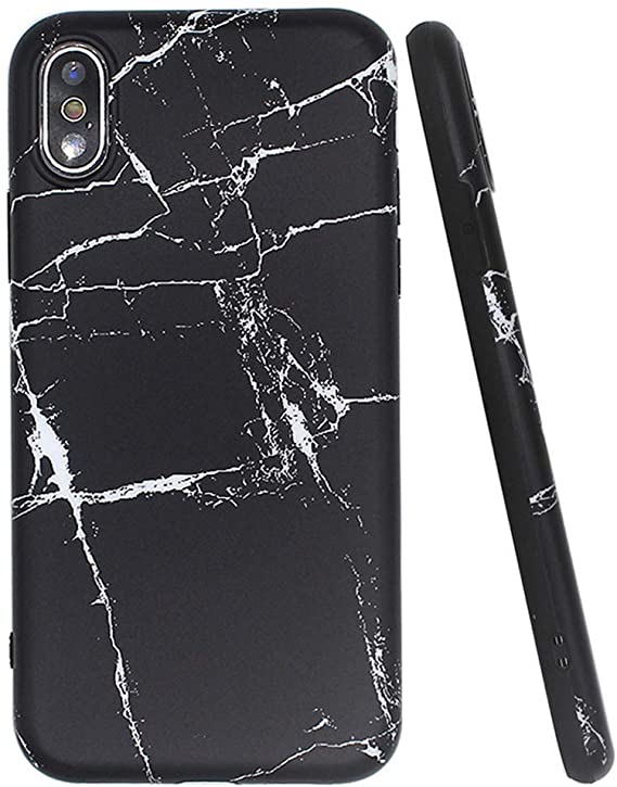 Silikoon Iphone X/ Iphone XS (must/marmor)