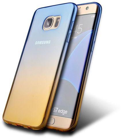 Silikoon Ombre Ultra Slim Samsung J730/ Galaxy J7 2017 (sinine/kollane)