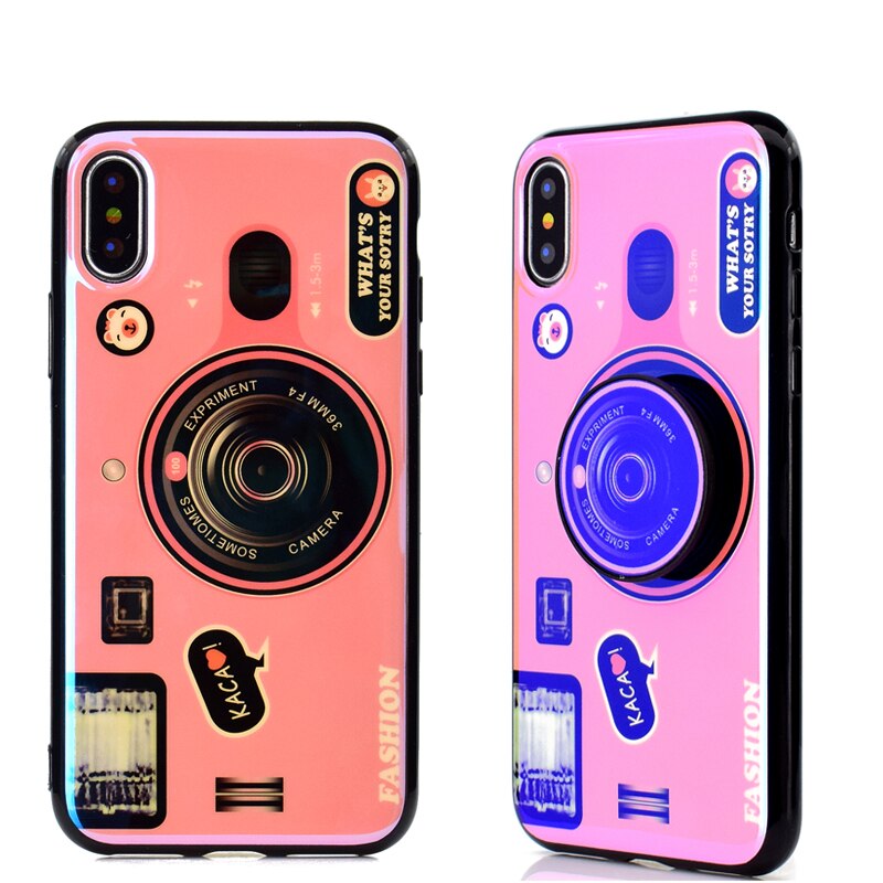 Silikoon POP hoidikuga Iphone 7/ Iphone 8/ Iphone SE 2020 (roosa/kaamera)