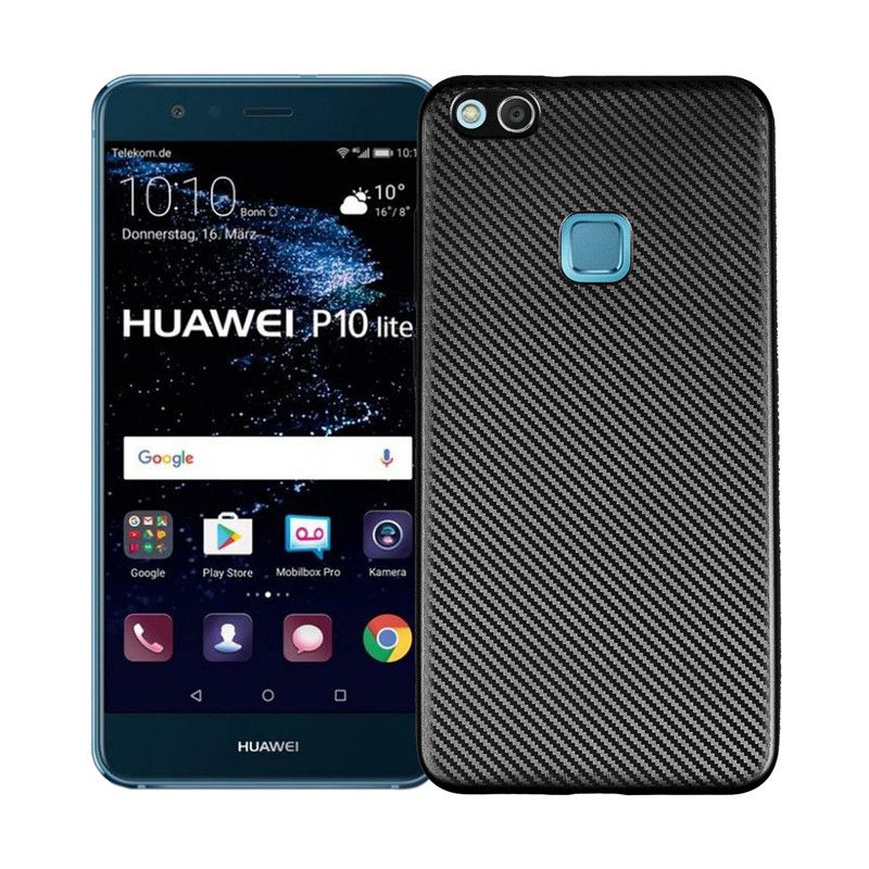 Silikoon Ultra Slim Carbon Huawei Ascend P10 lite (must)
