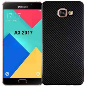 Silikoon Ultra Slim Carbon Samsung A320/ Galaxy A3 2017 (must)
