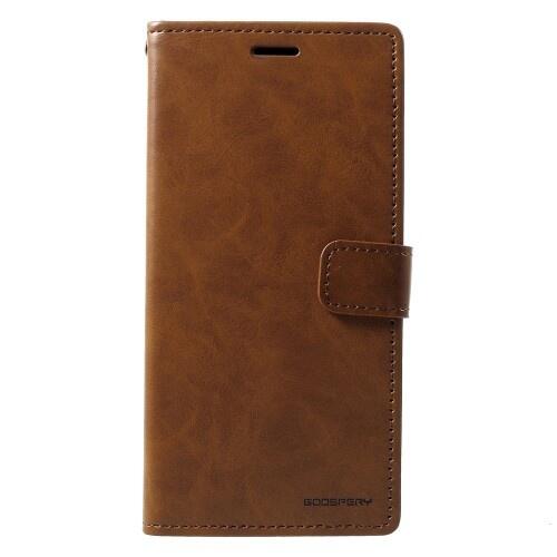 Ümbris kaanega Mercury Blue Moon Diary Samsung A750/ Galaxy A7 2018 (pruun)