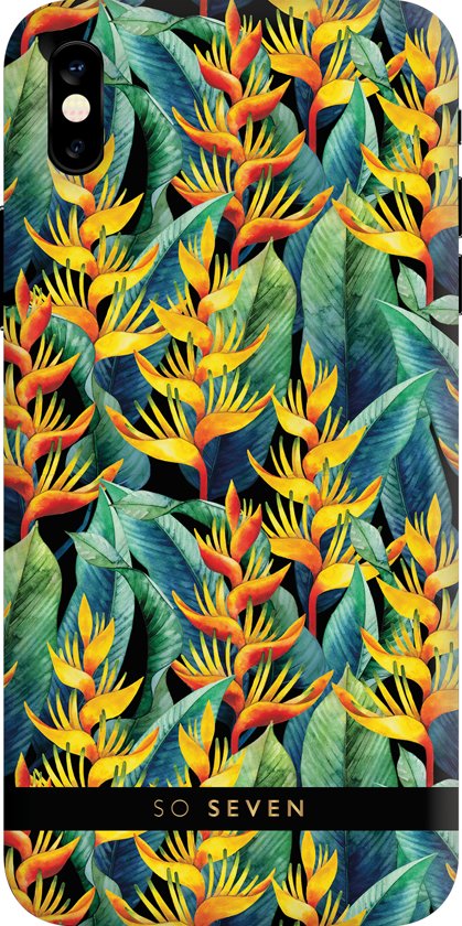 Plastik So Seven Ümbris Hawai iPhone X/ iPhone XS (kollane)