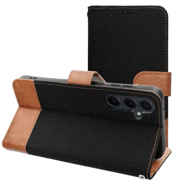 Ümbris kaanega JEANS Samsung A20e (must)