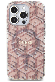 Guess Ümbris MagSafe GUHMP15LHGCUSTGP iPhone 15 Pro (roosa)