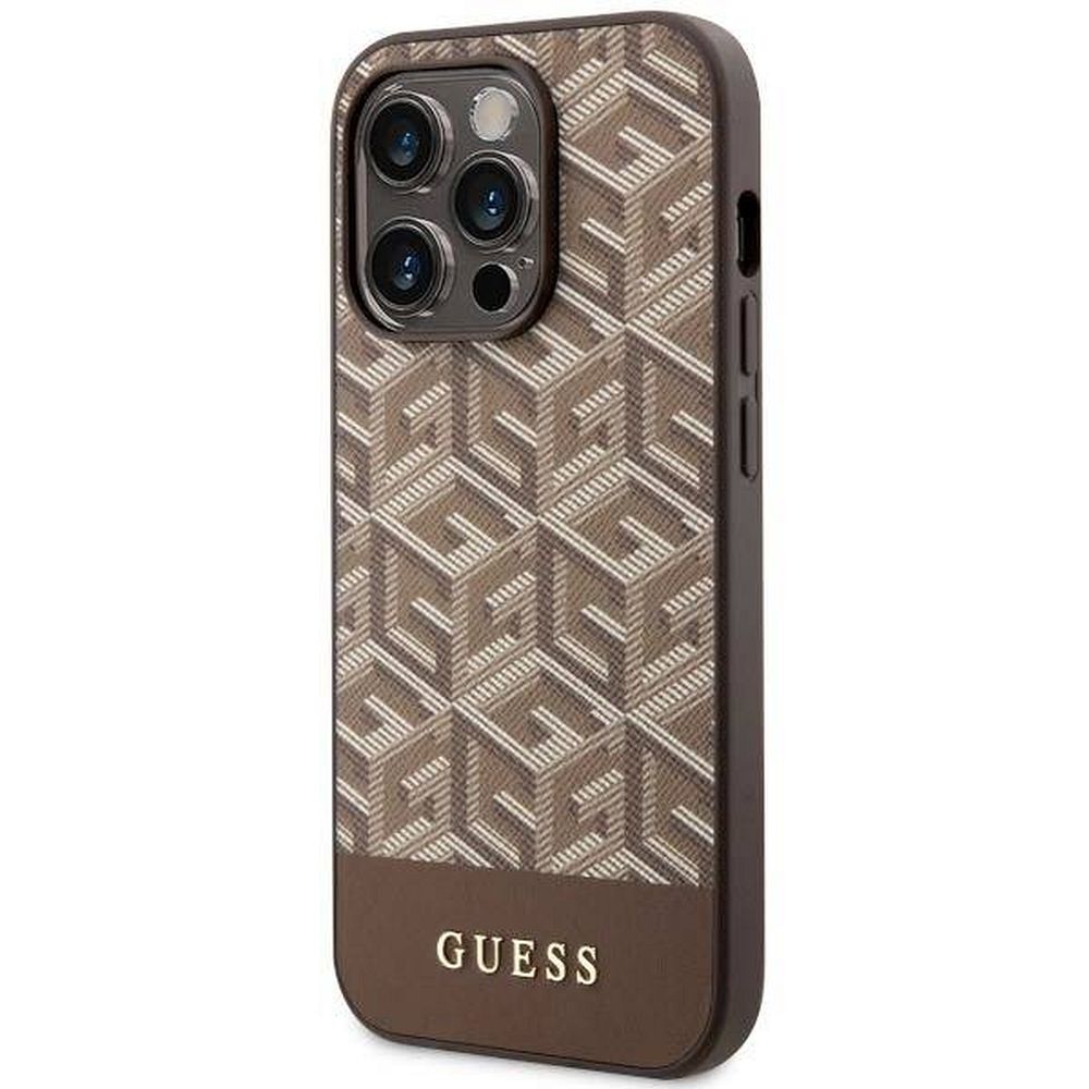 Guess MagSafe Ümbris GUHMP14XHGCFSEW  Iphone 14 Pro Max (pruun)