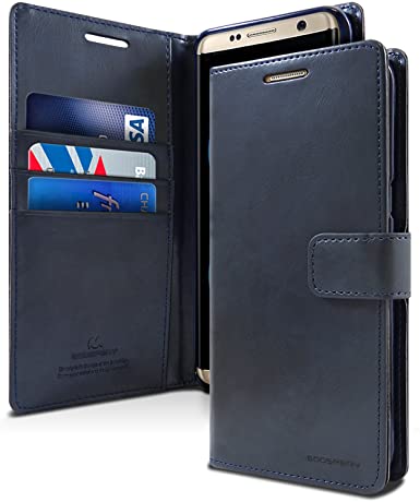 Ümbris kaanega Mercury Blue Moon Diary Samsung Galaxy J6 2018 / J600 (tumesinine)