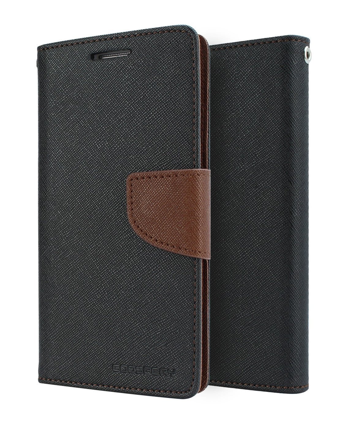 Ümbris kaanega Mercury Sony Xperia C5/ C5 Ultra (must/pruun)