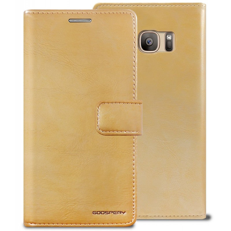 Ümbris kaanega Mercury Blue Moon Diary Samsung Galaxy G950/Galaxy S8 (kuldne)