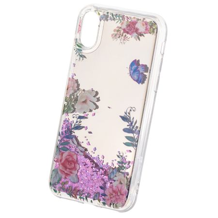 Silikoon Liquid Mirror Iphone X/ Iphone XS (flower1)