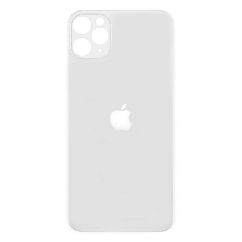 Varuosa iPhone 11 Pro Max tagumine klaas suurema avaga kaamera jaoks (silver)
